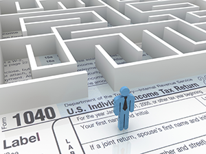 Tax Forms - 1040 Maze